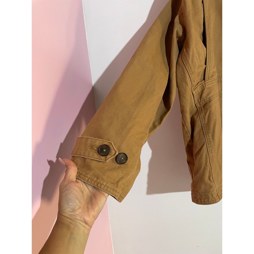 Torrid twill canvas chore barn jacket 1X brown outdoor workwear gorpcore - Picture 9 of 9